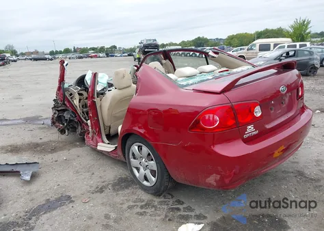 2007 Kia Optima Lx из США, поврежденный, VIN KNAGE123675100403